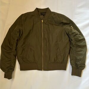 INSO Collection Women’s Olive Bomber Jacket Size XL
